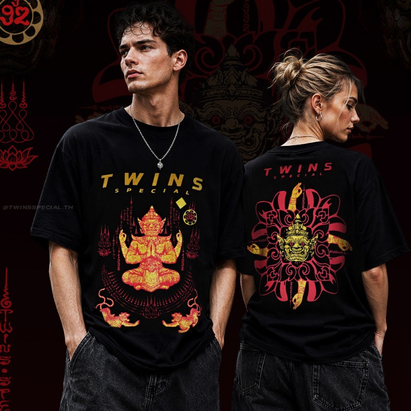 Twins Special «Yaksha» Футболка Тайский Бокс Хлопок 