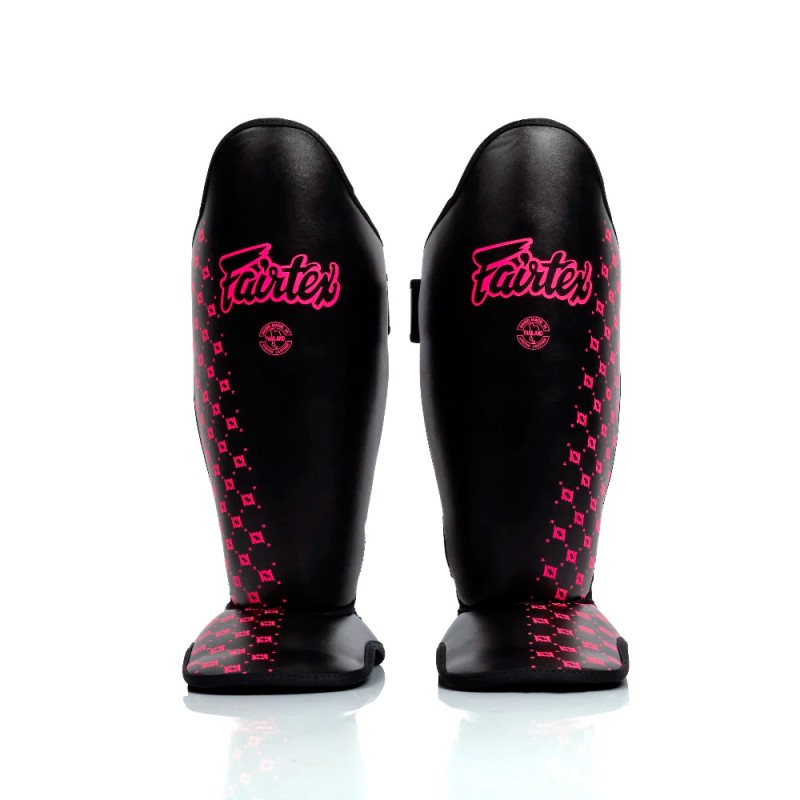 Fairtex SP5 Neon Noir Защита Голени Тайский Бокс "Competition" 
