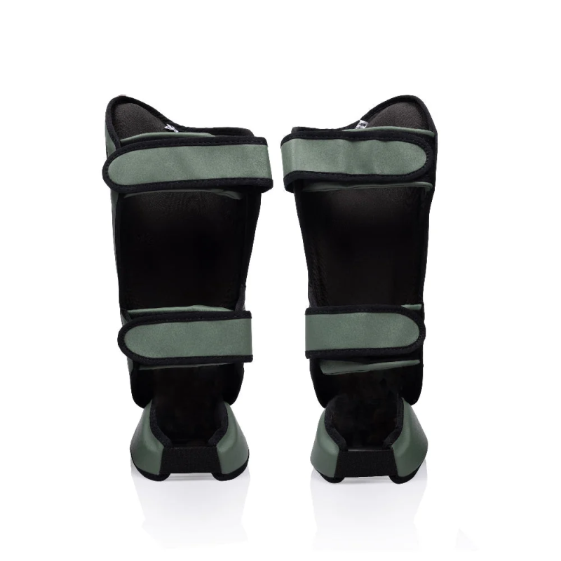Fairtex SP9 Active Duty Защита Голени Тайский Бокс Оливково-Зелёный