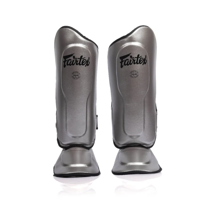 Fairtex SP9 "Liquid Steel" Защита Голени Тайский Бокс Metallic 