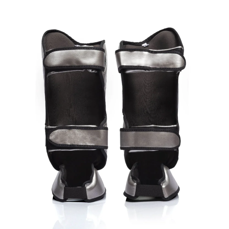 Fairtex SP9 "Liquid Steel" Защита Голени Тайский Бокс Metallic 