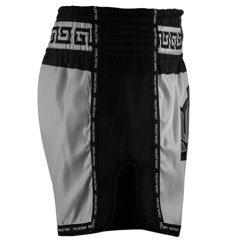 Muayway "Meander" Шорты Тайский Бокс Белые
