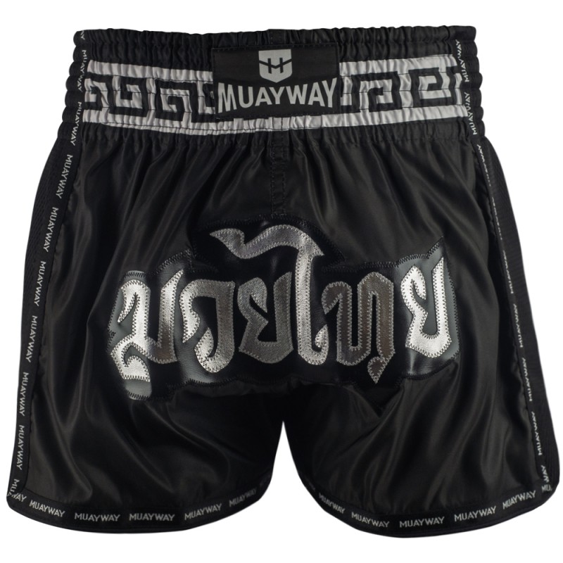 Muayway "Meander" Шорты Тайский Бокс Черные