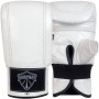 Muayway Снарядные Перчатки Тайский Бокс Резинка Белые