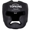Top King TKHGEC-LV Боксерский Шлем Тайский Бокс "Extra Coverage" Черный
