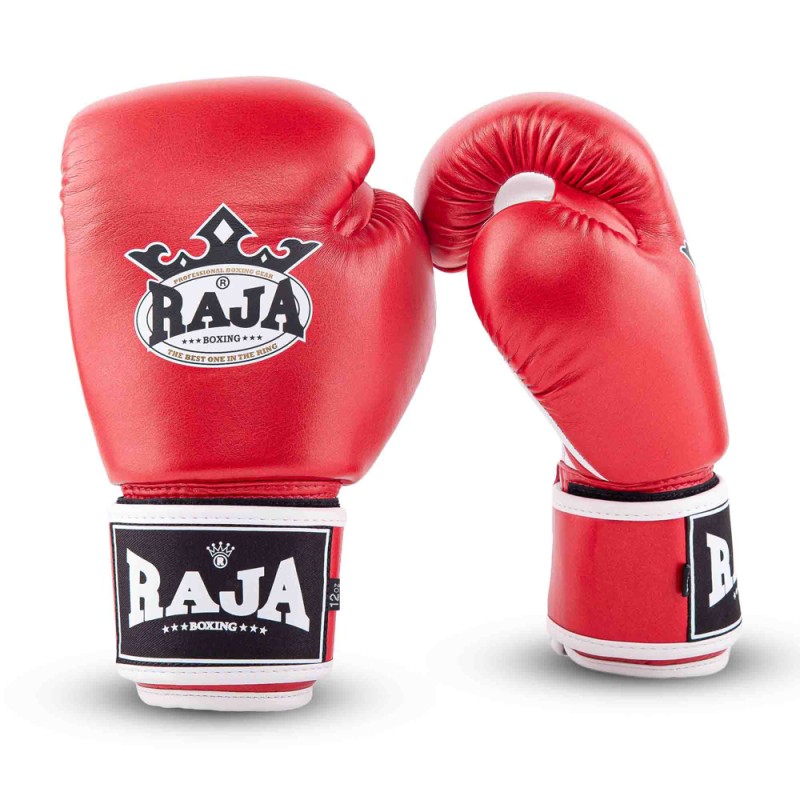 Raja Boxing "Metallic 2" Боксерские Перчатки Тайский Бокс Красные