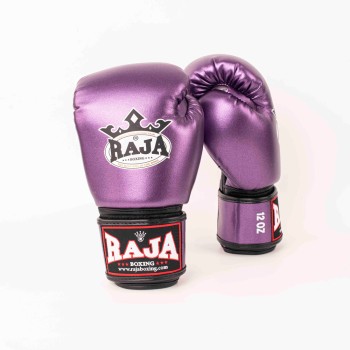 Raja Boxing "Metallic" Боксерские Перчатки Тайский Бокс Фиолетовые