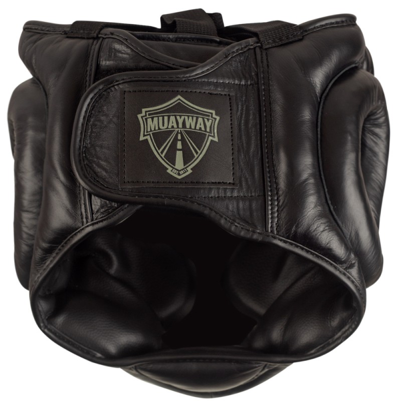 Muayway Шлем Боксерский Тайский Бокс Черный