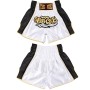 Thaiboxing Тайские Шорты Тайский Бокс «Retro» Белые