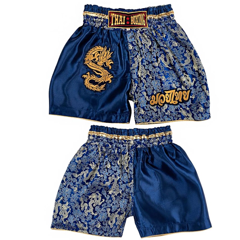 Thaiboxing Тайские Шорты Тайский Бокс «Dragon» Синий