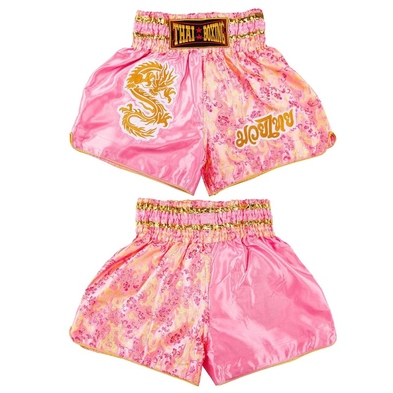 Thaiboxing Тайские Шорты Тайский Бокс «Dragon» Розовые