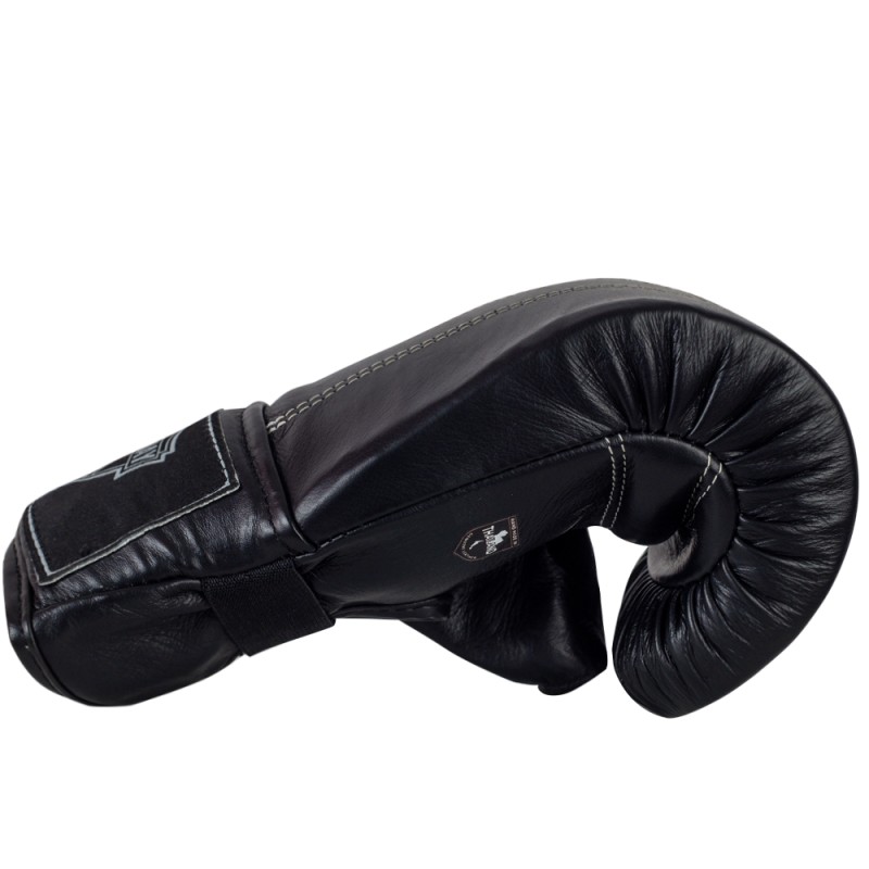 Muayway Снарядные Перчатки Тайский Бокс Резинка Черные