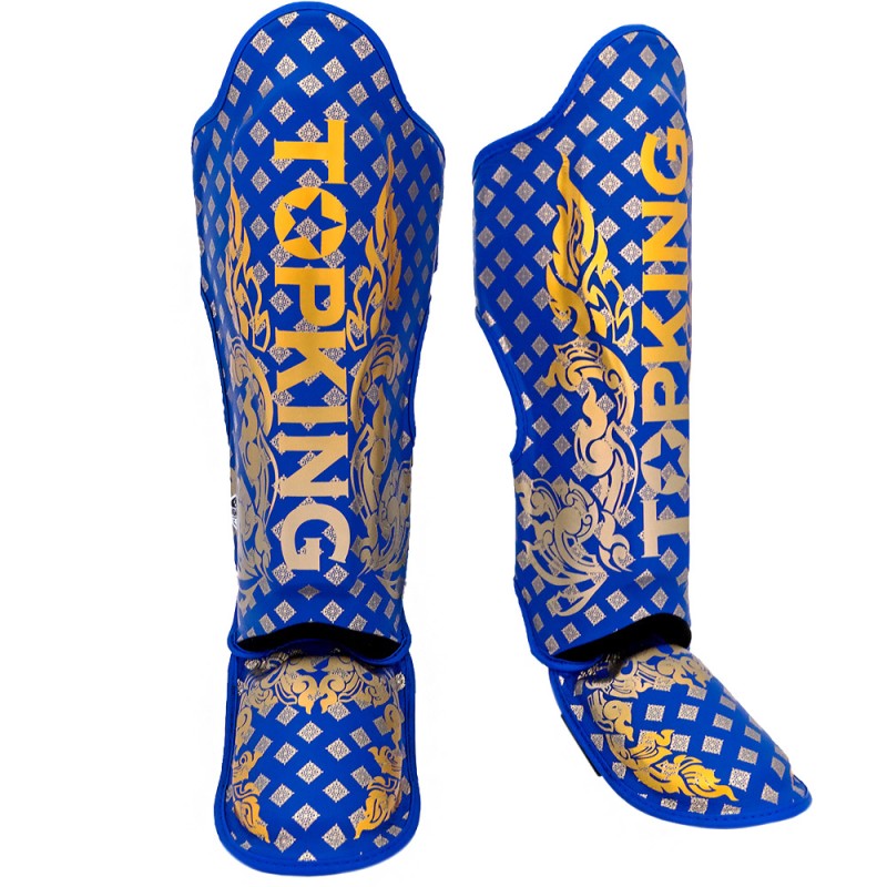 Top King TKSGKN-02 Защита Голени Тайский Бокс "Kanok2" Синяя