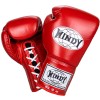 Windy BGL Боксерские Перчатки Тайский Бокс Шнурки Красные