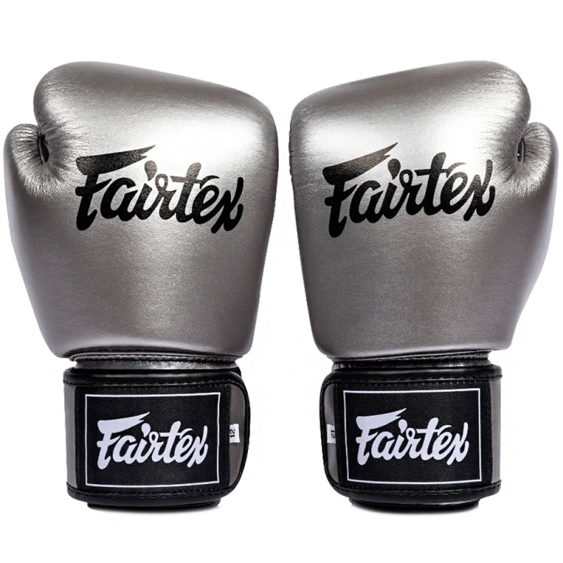 Fairtex BGV1C-PLUS Боксерские Перчатки Тайский Бокс Gun Metallic