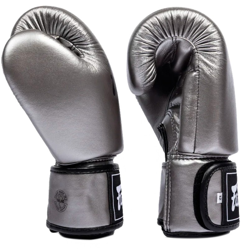 Fairtex BGV1C-PLUS Боксерские Перчатки Тайский Бокс Gun Metallic