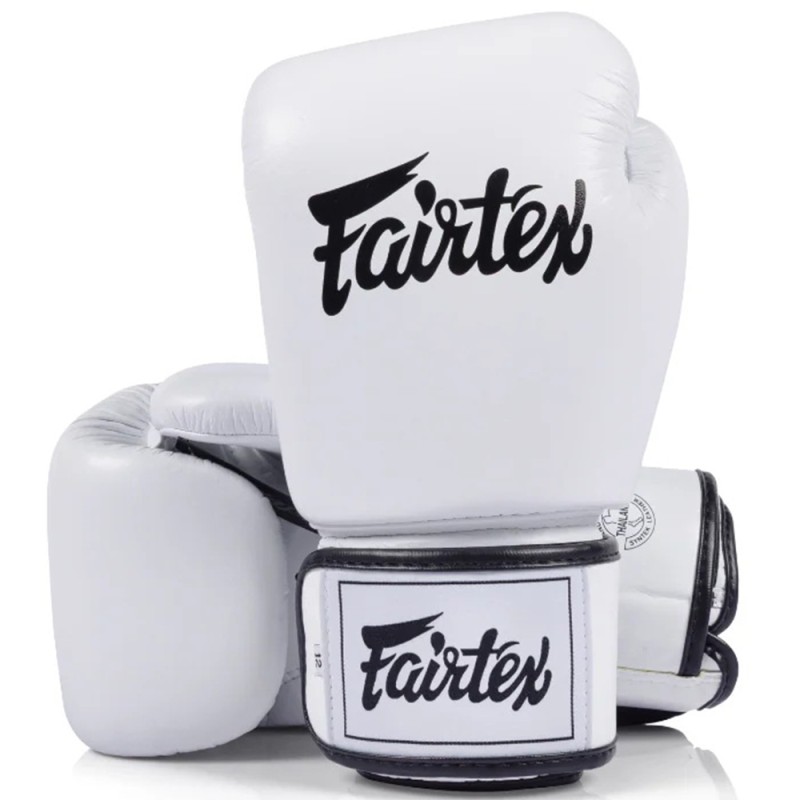 Fairtex BGV1C-PLUS Боксерские Перчатки Тайский Бокс Белые