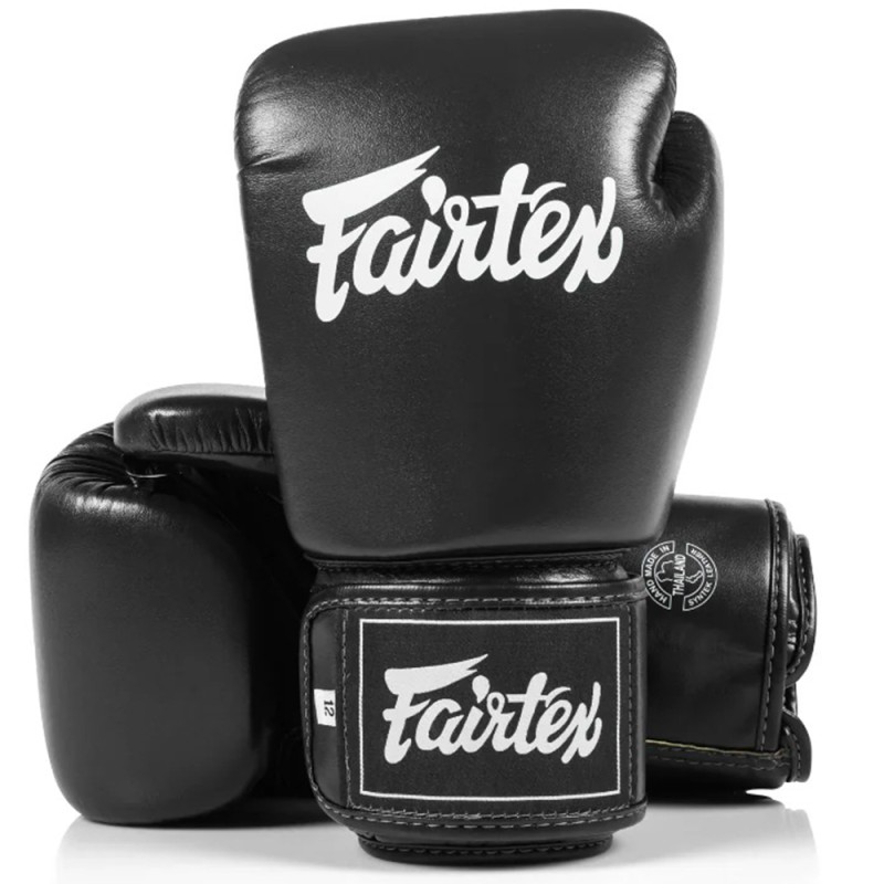 Fairtex BGV1C-PLUS Боксерские Перчатки Тайский Бокс Черные
