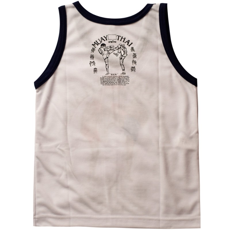 Детская Майка Тайский Бокс Тренировочная Хлопок "Education" 
