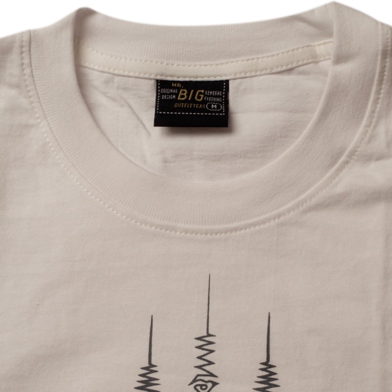 Футболка Тайская Хлопок "2 Tigers" Белая