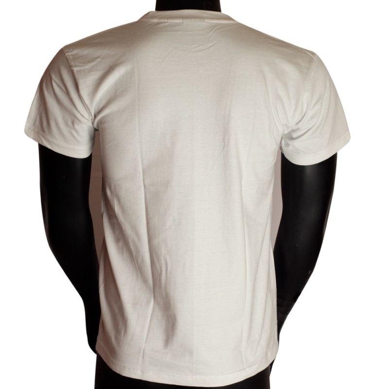 Футболка Тайская Хлопок "2 Tigers" Белая