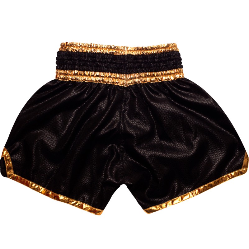 Muayway "Black Gold Heritage" Шорты Тайский Бокс + Фирменный Брелок Боксерская перчатка