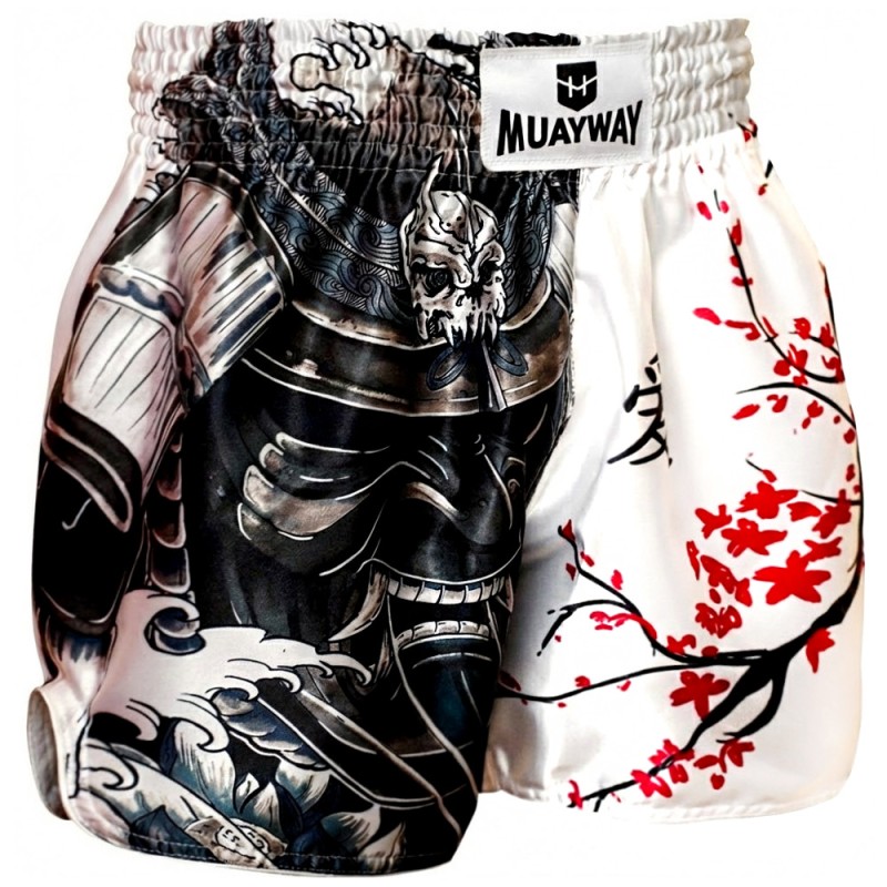 Muayway "Sakura For Samurai" Шорты Тайский Бокс + Фирменный Брелок Боксерская перчатка