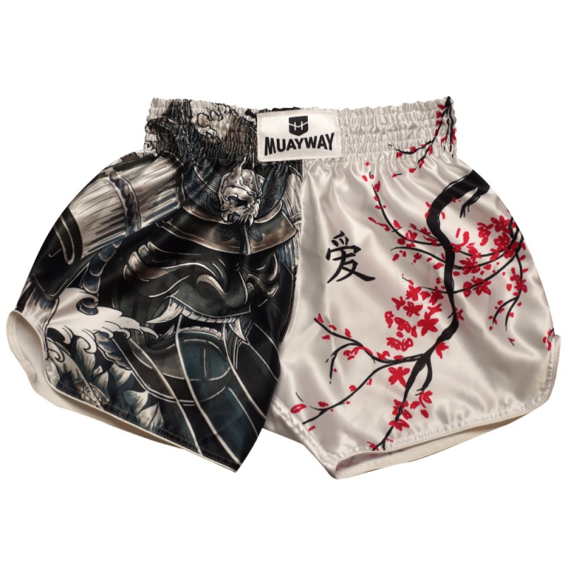 Muayway "Sakura For Samurai" Шорты Тайский Бокс + Фирменный Брелок Боксерская перчатка