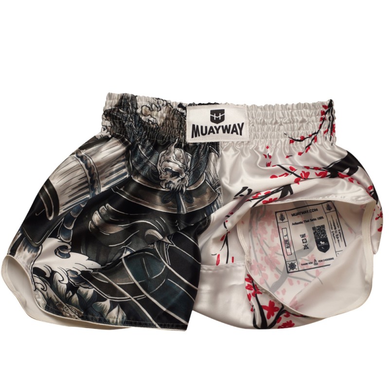 Muayway "Sakura For Samurai" Шорты Тайский Бокс + Фирменный Брелок Боксерская перчатка