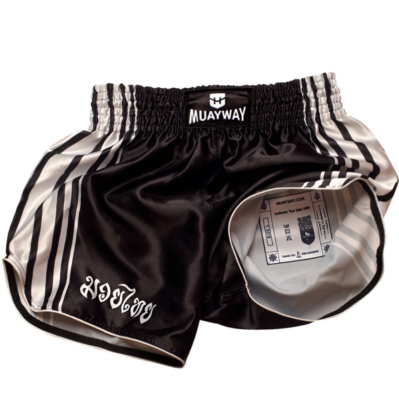 Muayway "Stripe Classic" Шорты Тайский Бокс + Фирменный Брелок Боксерская перчатка