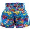 Top King х Puck Шорты TKXPTBS-01 Тайский Бокс Синий Мультиколор