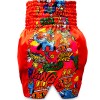 Top King х Puck Шорты TKXPTBS-02 Тайский Бокс Красный