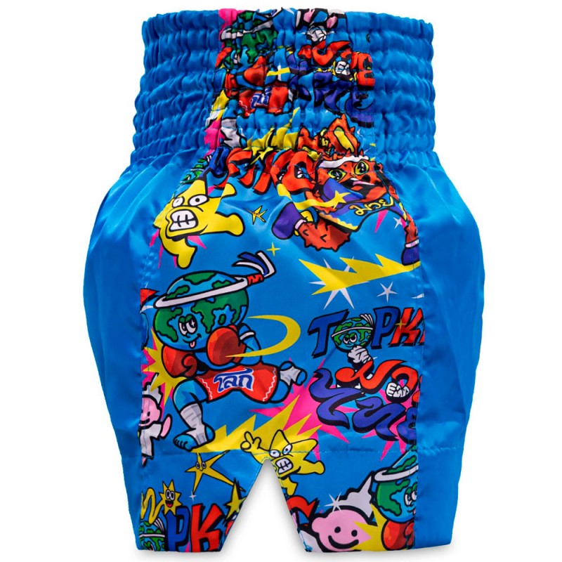 Top King х Puck Шорты TKXPTBS-02 Тайский Бокс Синий