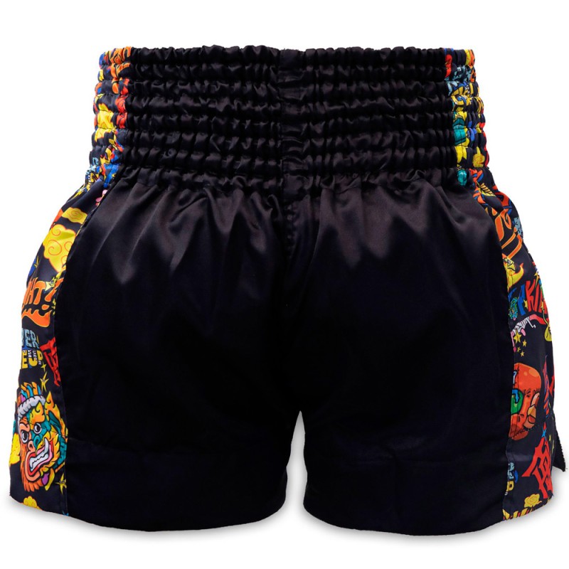 Top King х Puck Шорты TKXPTBS-02 Тайский Бокс Черный