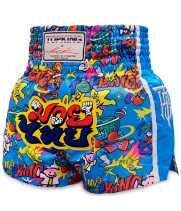 Top King х Puck Шорты TKXPTBS-01 Тайский Бокс Синий Мультиколор