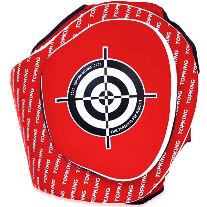 TopKing TKTHP-01-GL Тренерские Накладки "Thigh Pads" Тайский Бокс Красные