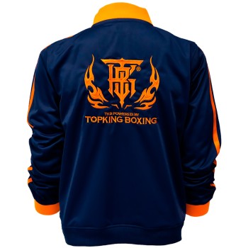 Top King TKTRS-011 Тренировочный Костюм Тайский бокс Синий с Оранжевым
