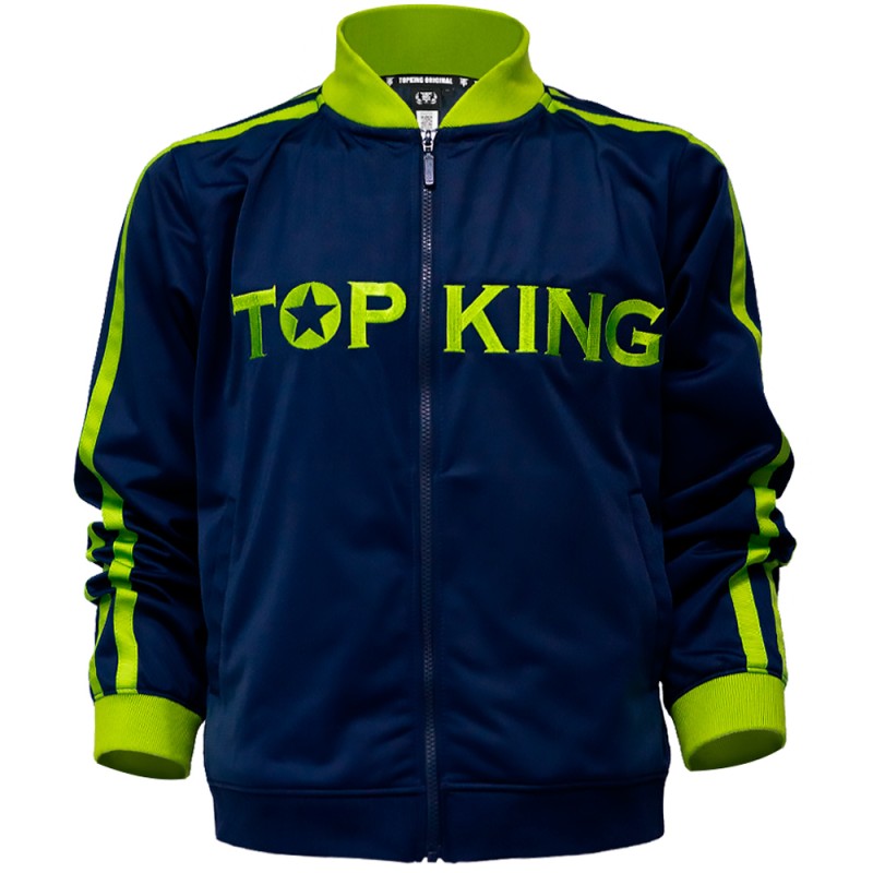 Top King TKTRS-011 Тренировочный Костюм Тайский бокс Синий с Зеленым