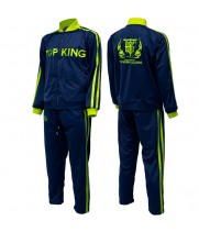 Top King TKTRS-011 Тренировочный Костюм Тайский бокс Синий с Зеленым