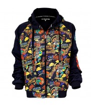 Top King х Puck Куртка Сплошной Графический Принт