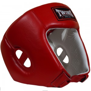 Twins Special HGL4 Боксерский Шлем Тайский Бокс Боевой Для Соревнований Красный