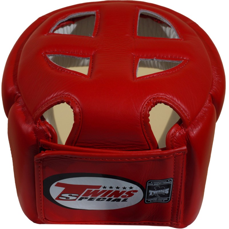 Twins Special HGL4 Боксерский Шлем Тайский Бокс Боевой Для Соревнований Красный