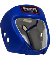 Twins Special HGL4 Боксерский Шлем Тайский Бокс Боевой Для Соревнований Синий