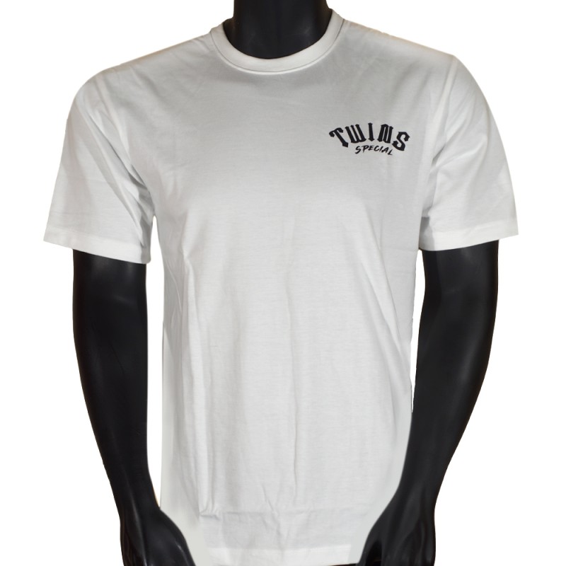 Футболка Twins Special Тайский Бокс Хлопок Белая