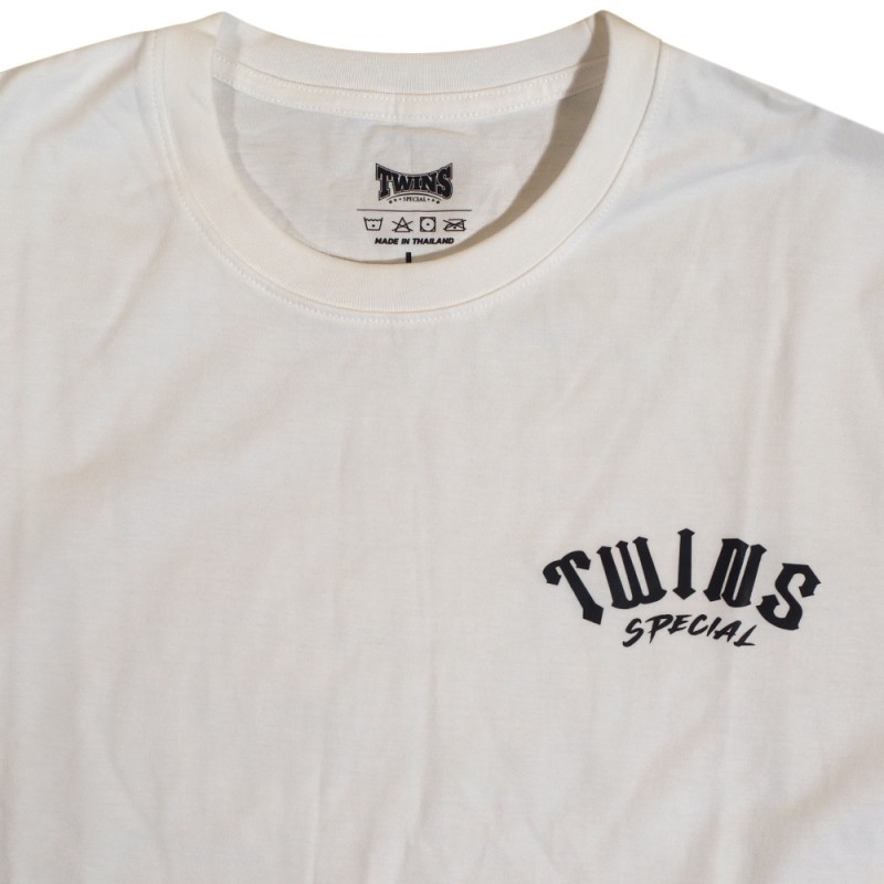 Футболка Twins Special Тайский Бокс Хлопок Белая