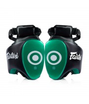 Fairtex TP5 Тренерские Накладки "Thigh Pads" Тайский Бокс Черно-Зеленые
