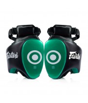 Fairtex TP5 Тренерские Накладки "Thigh Pads" Тайский Бокс Черно-Зеленые