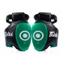 Fairtex TP5 Тренерские Накладки "Thigh Pads" Тайский Бокс Черно-Зеленые