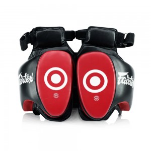 Fairtex TP5 Тренерские Накладки "Thigh Pads" Тайский Бокс Черно-Красные