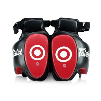 Fairtex TP5 Тренерские Накладки "Thigh Pads" Тайский Бокс Черно-Красные